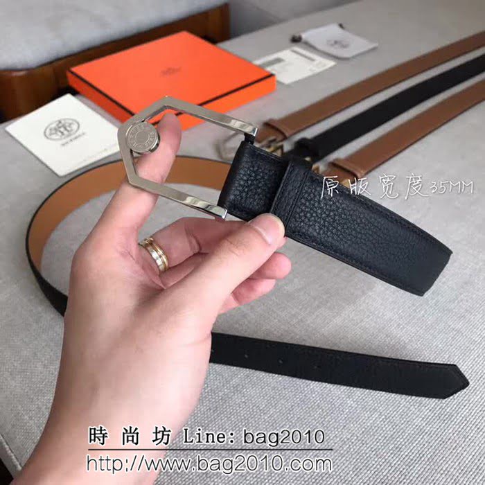 愛馬仕HERMES 2.0升級版 Hermes-LICOL BELT 官網同步 原版皮高端男士皮帶 HHG1533